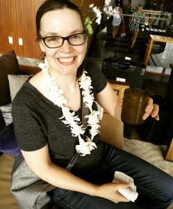 Em arrives in paradise